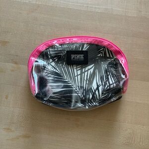 PINK Victoria's Secret Black and Pink Cosmetic Bag